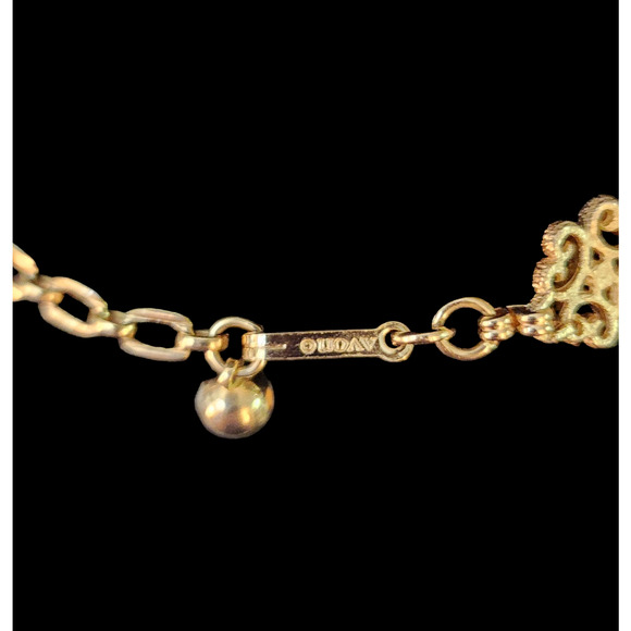 Vintage Avon Gold plated Filigree Chocker style necklace - Picture 3 of 6